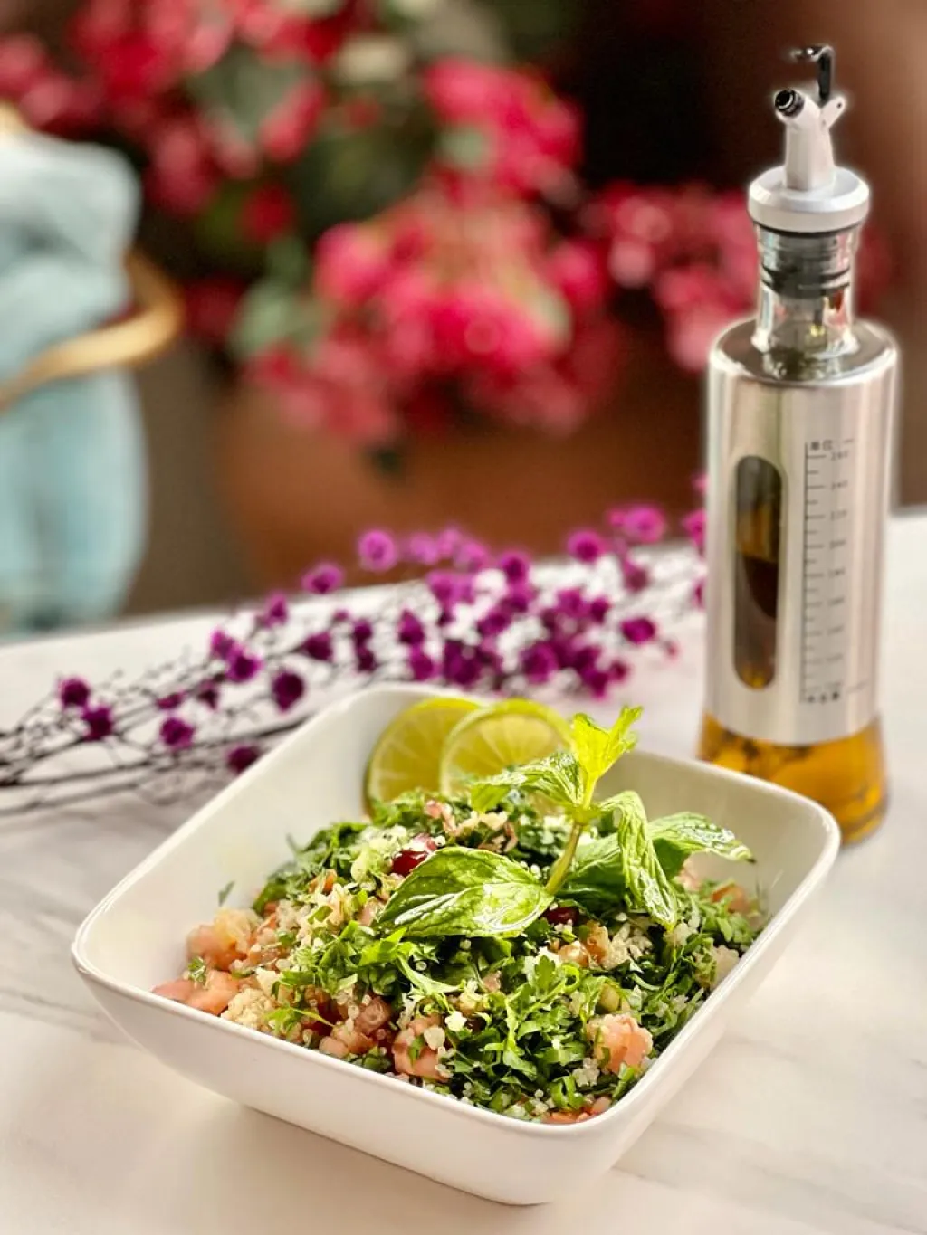 تبولة كينوا حارة