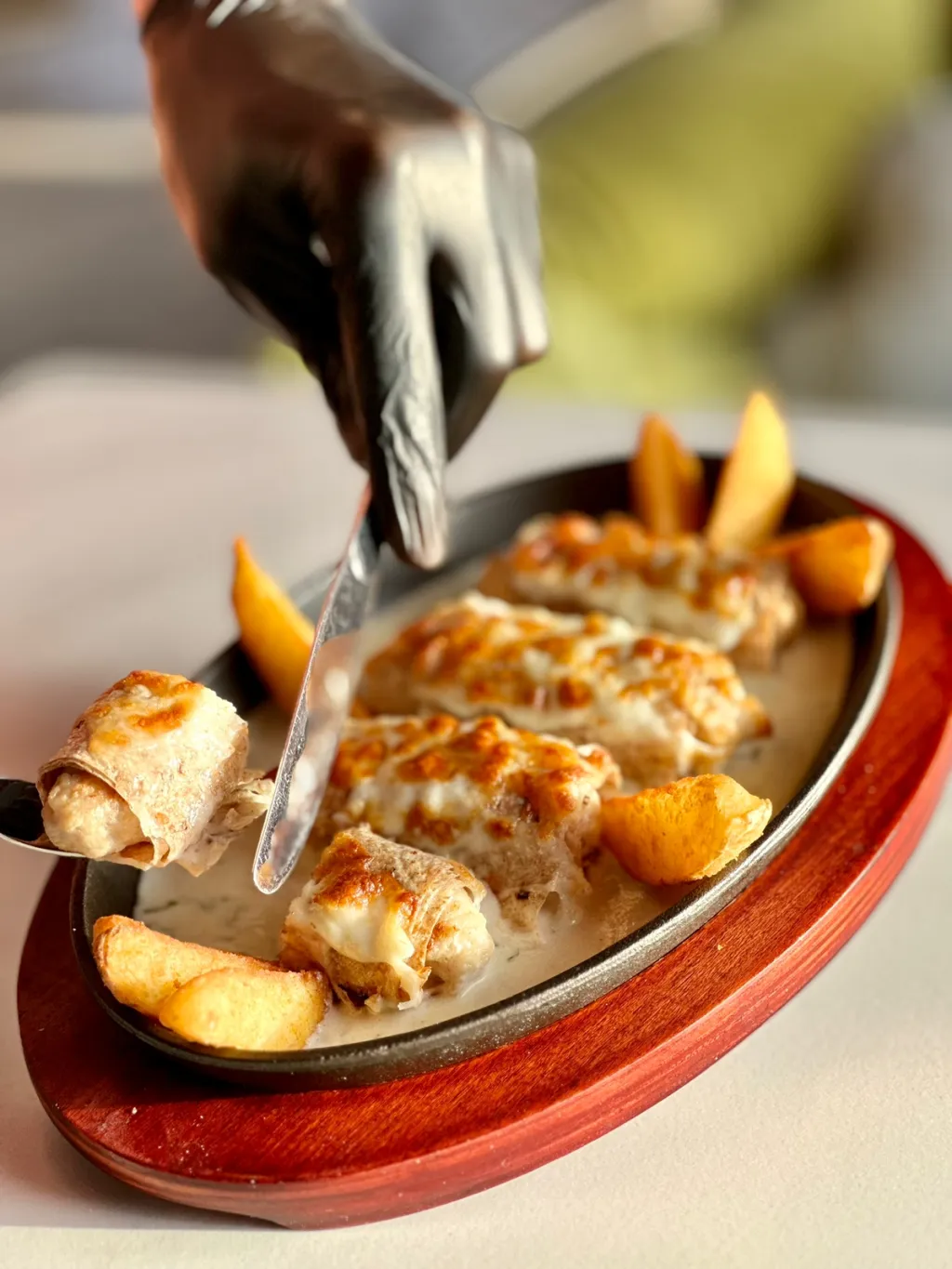 كباب دجاج رولز