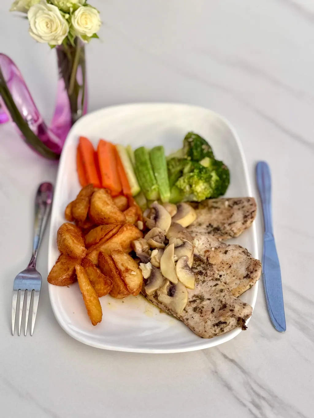 شرائح دجاج بالليمون