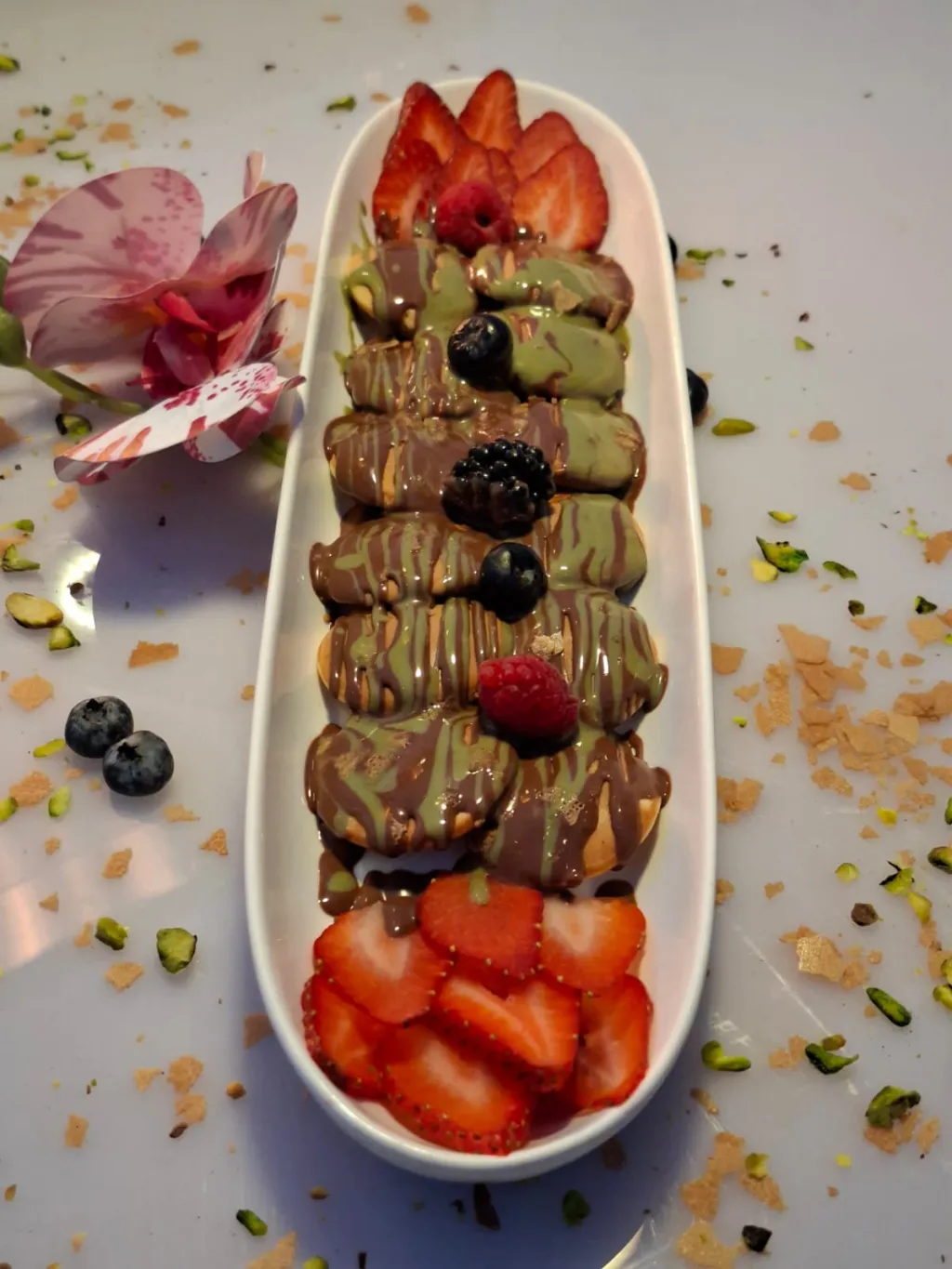 ميني بانكيك فواكه